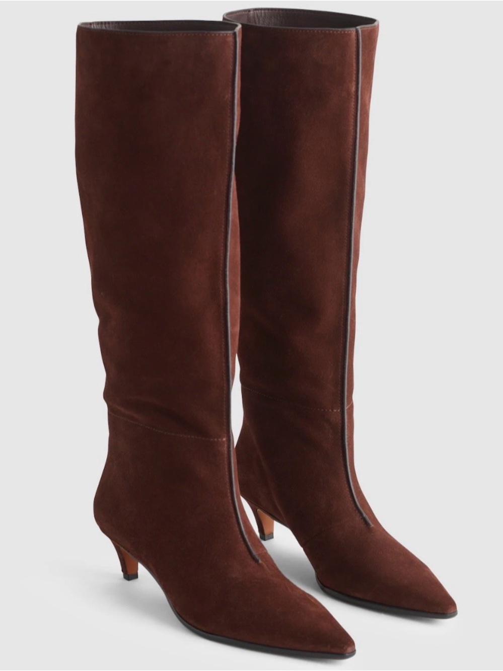 NWOB! MADEWELL Women’s Emilie Tall Suede Boot Chocolate Raisin Size 10.5 NX078